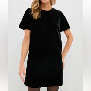Pomander Black Velvet Dress
